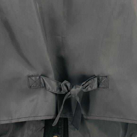 Looney Tunes Tweety Bird Patch Suede Front Black Vest Womens Size M/L Y2K - Picture 4 of 5